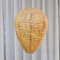 Simulation Wasp Nest Natural Bee Repellent Outdoor Hanging Artificial Beehive Suitable for Gardens Patios Porches Courtyards