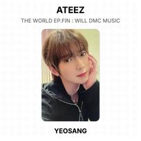 ATEEZ THE WORLD EP.FIN : WILL DMC MUSIC Official Photocard MINGI beige