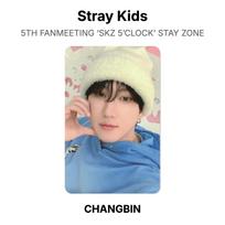 Stray Kids 5TH FANMEETING ‘SKZ 5’CLOCK’ STAY ZONE Official Photocard CHANGBIN