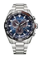 PROMASTER ŽEMĖS serijos laikrodis Citizen Saulės energija maitinamas laikrodis [CITIZEN] Eco-Drive Radijo bangomis valdomas (Sidabrinė / Verslo / Vandeniui atspari / Vyriška) CB5034-82L Radijo bangomis valdomas