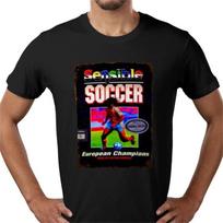 Sensible Soccer video game arcade vintage retro print T-Shirt tee - UK NEW L