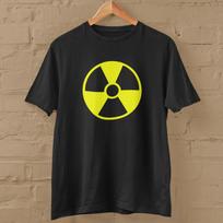 RADIOACTIVE SYMBOL T-Shirt (Nuclear war fallout sign game science oppenheimer) S