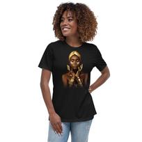 Melanin Magic Black Woman Relaxed Women's T-Shirt | Soulful Embrace Afrocentric | Empowering Gift for Her S