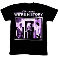 Bill and Ted Gentlemen We're History Black Adult T-Shirt 2XL
