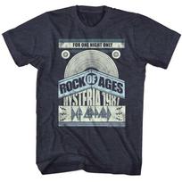 Def Leppard For One Night Only Navy Heather Adult T-Shirt S