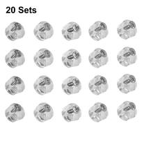 Cabinet Door Clips Glass Retainer Clips Mirrors Holder Transparent