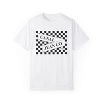 Canal Jean Co. T shirt/Vanishing NYC/Canal Jean Co./retro New York/Soho/Canal Street/vintage clothing store/fashion boutique/checkerboard S