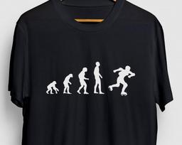 Roller Skate Evolution Roller Skating T-shirt, Roller Skate Shirt, Roller Derby Gift, Skating Birthday Unisex Gift 3XL