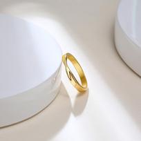 Chic Mobius Style Rings for Women Gold Color Minimalist Stainless Steel Finger Jewelry Gifts for Her 6