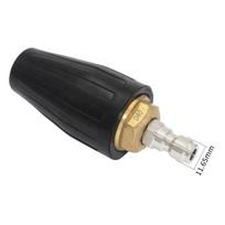 High Pressure Water Cleaning Brass Rotating Cleaning Blaster Nozzle Sprayer 280bar/4000psi High Pressure Washer Sprayers 150~300 bar&1/4 Quick connected žalvaris