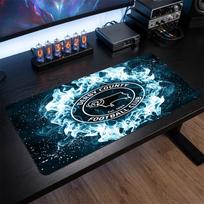 Derby County Football Print Large Mouse Pad, Anti-Slip Extended Gaming Desk Mat for Office Home 30cmx60cm（11.8x23.6inch）