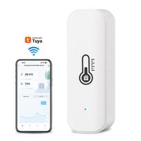 Weather Temperature Monitor Tuya 2.4GHZ WIFI Thermometer Hygrometer with Cheap Price None