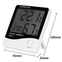 Factory Price HTC1 Digital Thermometer Hygrometer LCD Display Electronic Temperature Humidity Meter Indoor Outdoor 0.1 ℃&-10℃-50℃ balta