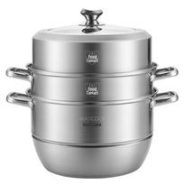 MAXCOOK 28cm 3-Layer 304 Stainless Steel Steamer