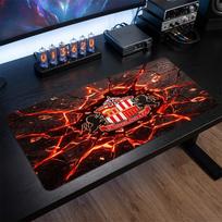 Sunderland Football Print Large Mouse Pad, Anti-Slip Extended Gaming Desk Mat for Office Home 30cmx60cm（11.8x23.6inch）