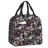 Electronic Rock Depeche Cool Mode Resuable Lunch Box Multifunction Cooler Thermal Food Insulated Lunch Bag School Children Lunch Bag