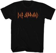 Def Leppard Band Name Logo Men's T Shirt Rock Band Music Merch M