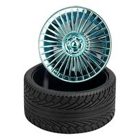 Small Fan Usb Electroplating Small Fan Pull Wind Retro Wheel Shape Electric Fan Wheel Ornaments