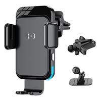 15W Magnetic Wireless Charger with Auto-Clamping Car Mount juoda