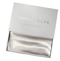 100% Pure Silk Pillowcase 19-25 Momme 6A Grade Silk Pillowcase,Custom Gift Box 100% Mulberry Silk Pillow Case 51*76cm tamsiai pilka spalva