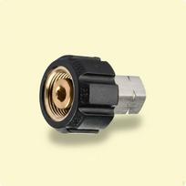M22 to 3/8 NPT Adapter Stainless Steel 14mm Female Connector Pressure Washer M2214 14 M22-14 to 1-4 gray