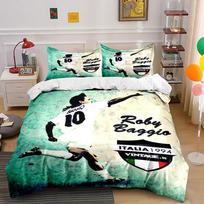 Roby Baggio Italia 1994 Bedding Bedding Duvet Cover Set Duvet Cover Pillowcases (1 * Duvet Cover 2 * Pillowcases, without duvet insert) 135x200cm
