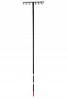Grabie Ogrodowe Stalowe 14-Zębne Z Trzonkiem 150 Cm