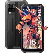 Refurbished - Blackview BV4800 SE Smartphone robuste,Android 15 Téléphone Portable Incassable,12Go RAM 64Go ROM,6.56  HD+,5100 mAh,IP68/IP69K,4G