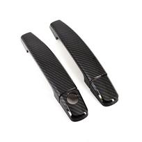 Skirta Vauxhall Holden Opel Tigra TwinTop B ASTRA GTC CORSA TIGRA ADAM 2004-2009 juodo anglies pluošto automobilio šoninių durų rankenos dangteliu without smart entry