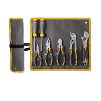 7-piece Pliers, Wrench Set, Screwdriver, Screwdriver, Wrench, Pliers Kit, Household Tools with Storage Bag