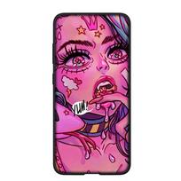 Phone Case for Samsung Galaxy S25 S24 S23 iPhone 16 15 Xiaomi Redmi Note 14 13 12 16E 11 Pro Max OPPO Moto Huawei Anime Girl Sugoi Senpai Waifu Cover for iPhone 16 Plus švelni smėlinė