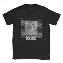Novelty Nine Inch Nails NIN T-Shirt Men Crew Neck Cotton T Shirts Short Sleeve Tees Plus Size Clothes S juoda