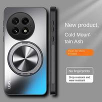 Magnetinis dėklas OnePlus Ace 5 Pro 13R 13 12 12R 11 11R 10r 10T Ace 3v 2 Pro Matinis Smūgiams Atsparus Laikiklis Stovas Dangtelis Funda OnePlus 10 Pro pilka
