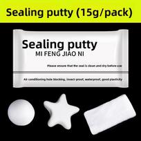 Sealing Putty for Filling and Blocking Holes, Household Waterproof Putty for Filling and Blocking Sewer Pipes, Air Conditioner Opening Sealing Putty 15g (1 pack)