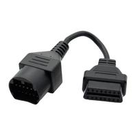 OBD2 Cable Converter Scanner Compatible for Vehicle 17 Pin to 16Pin Full Diagnostic Adapter Connector Cable Scanner Tool