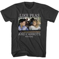 Forrest Gump 90s Movie Like Peas and Carrots Vintage Style Adult Short Sleeve T Shirts Graphic Tees S juoda