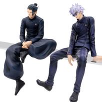 14cm Anime JJK Figūrėlė Sėdintis Gojo Veiksmo Figūrėlė Geto Suguru Figūrėlė PVC Kolekcionuojamas Modelis Stalo Ornamentai Vaikų Žaislai Dovanos 15CM No Box