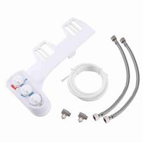 Hot Cold Bidet Self Cleaning Dual Nozzle Toilet Attachment Spray Non Electric Bathroom Seat