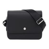Lacoste Langon Classic Crocodile Logo Messenger Bag Men Shoulder Bag Black NH5274HW-000 Black