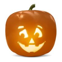 Halloween Pumpkin Lantern Talking & Singing Jack Edition Funny Expression Pumpkin Lamps Built-in Projector DIY Halloween Decor orange