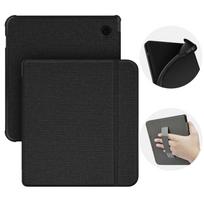 Case For Kobo Libra H2O (2019) 7-Inch Tolino Cloth Texture juoda