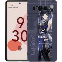 Genshin Impact Game Role For Google Pixel 8 7 6 Pro 6A 5G Black Phone Case Soft Shockproof Back Cover Silicone TPU Shell Coque For Pixel 6