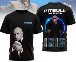 Pitbull I'm Back Tour 2026 AOP Marškinėliai PP2961 XXXL