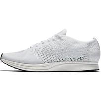 Nike Flyknit Racer 'Triple White' Men's 526628-100 EU 40.5