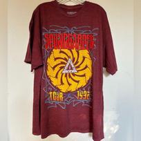 Vintažiniai Soundgarden Pasaulinio Turinio 1992 m. Marškinėliai Trumpomis Rankovėmis S dydžio iki 5XL Unisex T-shirt L yellow
