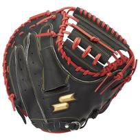 Soft Baseball Windream Series Mitt WCM12025F Black x B Orange L [SSK] Catcher's (9032) (Right-handed throw)