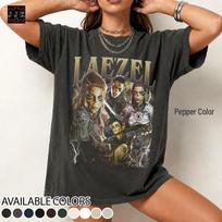 Lae'zel Baldur's Gate 3 T-Shirt: Retro 90s Style Unisex Tee L