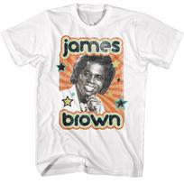 James Brown Stars White T-Shirt S