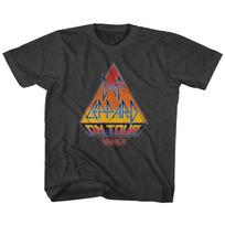 Def Leppard On Tour '83 Black Heather Children's T-Shirt S