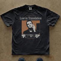 Lost in Translation T-Shirt | Bill Murray Portrait, Retro Film Strip Design M